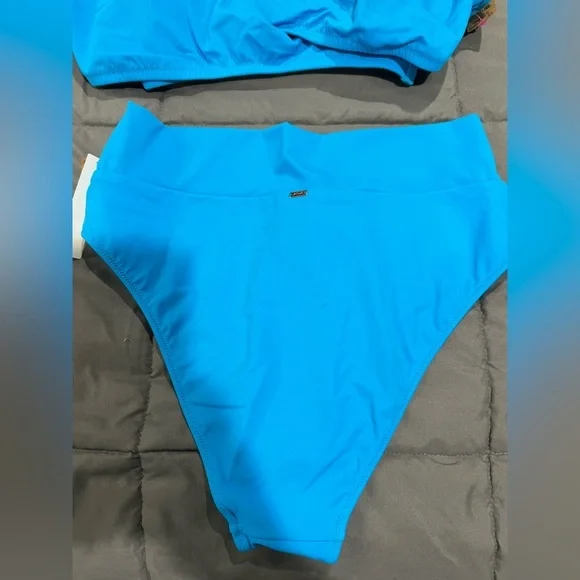 NWT VS Victoria Secret‎ blue bikini swim suit L XXL - Picture 9 of 12